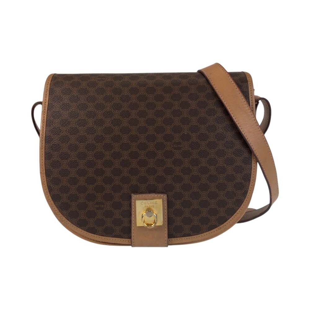 Celine Vintage Saddle Flap Shoulder Bag #245513C62B